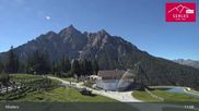 Archived webcam image showing Mieders: panoramic view of mountain station Koppeneck on 15 Sep 2026 at 11:53