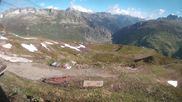 Archived webcam image showing Andermatt – View Gurschen Flyer on 14 Jun 2026 at 08:51