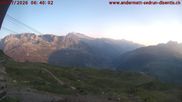 Archived webcam image showing Andermatt – View Gurschen Flyer on 30 Jul 2026 at 06:13