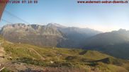 Archived webcam image showing Andermatt – View Gurschen Flyer on 30 Jul 2026 at 07:13