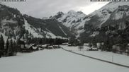 Archived webcam image showing Kandersteg (Bernese Oberland): Hotel Bernerhof on 16 Mar 2026 at 10:38