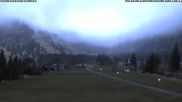 Archived webcam image showing Kandersteg (Bernese Oberland): Hotel Bernerhof on 12 Apr 2026 at 07:05