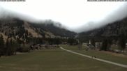 Archived webcam image showing Kandersteg (Bernese Oberland): Hotel Bernerhof on 12 Apr 2026 at 14:05