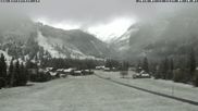 Archived webcam image showing Kandersteg (Bernese Oberland): Hotel Bernerhof on 12 May 2026 at 08:51