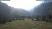 Archived webcam image showing Kandersteg (Bernese Oberland): Hotel Bernerhof on 28 May 2026 at 08:48