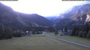 Archived webcam image showing Kandersteg (Bernese Oberland): Hotel Bernerhof on 21 Jun 2026 at 07:28