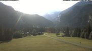 Archived webcam image showing Kandersteg (Bernese Oberland): Hotel Bernerhof on 21 Jun 2026 at 08:28