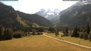 Archived webcam image showing Kandersteg (Bernese Oberland): Hotel Bernerhof on 21 Jun 2026 at 10:28