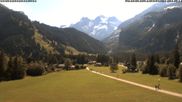 Archived webcam image showing Kandersteg (Bernese Oberland): Hotel Bernerhof on 4 Jul 2026 at 10:49