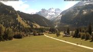 Archived webcam image showing Kandersteg (Bernese Oberland): Hotel Bernerhof on 4 Jul 2026 at 12:49