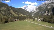Archived webcam image showing Kandersteg (Bernese Oberland): Hotel Bernerhof on 4 Jul 2026 at 18:49