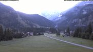 Archived webcam image showing Kandersteg (Bernese Oberland): Hotel Bernerhof on 2 Aug 2026 at 06:47