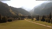 Archived webcam image showing Kandersteg (Bernese Oberland): Hotel Bernerhof on 2 Aug 2026 at 10:47