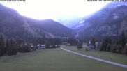 Archived webcam image showing Kandersteg (Bernese Oberland): Hotel Bernerhof on 5 Aug 2026 at 07:53