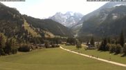 Archived webcam image showing Kandersteg (Bernese Oberland): Hotel Bernerhof on 5 Aug 2026 at 12:53