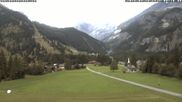 Archived webcam image showing Kandersteg (Bernese Oberland): Hotel Bernerhof on 16 Sep 2026 at 08:05