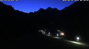 Archived webcam image showing Kandersteg (Bernese Oberland): Hotel Bernerhof on 24 Sep 2026 at 06:22