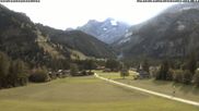 Archived webcam image showing Kandersteg (Bernese Oberland): Hotel Bernerhof on 24 Sep 2026 at 10:22