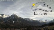 Archived webcam image showing mount Rubihorn on 26 Feb 2026 at 16:53