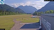 Archived webcam image showing Hoefen airport on 12 Jul 2026 at 18:12
