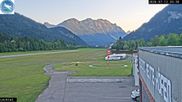 Archived webcam image showing Hoefen airport on 12 Jul 2026 at 20:23