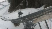 Archived webcam image showing ski jump, Seefeld on 26 Feb 2026 at 07:17