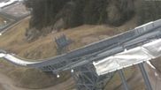 Archived webcam image showing ski jump, Seefeld on 13 Apr 2026 at 08:43