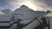 Archived webcam image showing Silvretta Bielerhöhe ski resort on Feb 26, 2026 at 4:34 PM