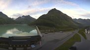 Archived webcam image showing Silvretta Bielerhöhe ski resort on 19 Aug 2026 at 07:36
