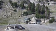 Archived webcam image showing Mammoth Mountain - Face Lift Express 3 on 3 Aug 2026 at 18:29
