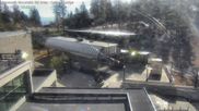 Archived webcam image showing Mammoth Mountain - Village Gondola on 27 Oct 2026 at 18:04
