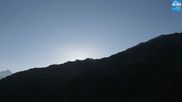 Archived webcam image showing Adler Lounge mountain hut on 12 Jul 2026 at 06:14