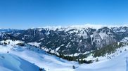 Archiviertes Webcam Bild: Riesneralm: Panorama Skigebiet und Skihütte Hochsitz am 26 Feb 2026 um 00:18 Uhr