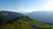 Archiviertes Webcam Bild: Riesneralm: Panorama Skigebiet und Skihütte Hochsitz am 27.06.2026 um 06:30 Uhr