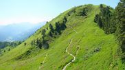 Archiviertes Webcam Bild: Riesneralm: Panorama Skigebiet und Skihütte Hochsitz am 27.06.2026 um 10:30 Uhr