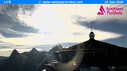 Archived webcam image showing Top of Schilthorn on 3 Sep 2026 at 08:29