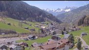 Archived webcam image showing Vorarlberg: Silbertal village on 18 Apr 2026 at 14:05