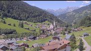 Archived webcam image showing Vorarlberg: Silbertal village on 7 Jul 2026 at 12:19