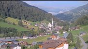 Archived webcam image showing Vorarlberg: Silbertal village on 7 Aug 2026 at 08:03