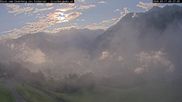 Archived webcam image showing View of Silbertal from Innerberg on 17 Sep 2026 at 08:02