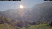 Archived webcam image showing View of Silbertal from Innerberg on 3 Oct 2026 at 08:24