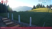Archived webcam image showing mountain restaurant Brueggele on 29 May 2026 at 06:11