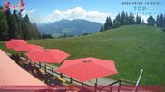 Archived webcam image showing mountain restaurant Brueggele on 29 May 2026 at 12:11