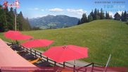 Archived webcam image showing mountain restaurant Brueggele on 29 May 2026 at 16:11