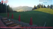 Archived webcam image showing mountain restaurant Brueggele on 12 Jul 2026 at 20:08