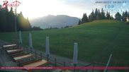 Archived webcam image showing mountain restaurant Brueggele on 11 Aug 2026 at 06:40