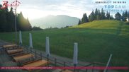 Archived webcam image showing mountain restaurant Brueggele on 11 Aug 2026 at 07:40