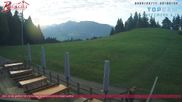 Archived webcam image showing mountain restaurant Brueggele on 11 Aug 2026 at 08:40