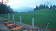 Archived webcam image showing mountain restaurant Brueggele on 21 Sep 2026 at 07:33
