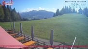 Archived webcam image showing mountain restaurant Brueggele on 12 Oct 2026 at 12:58